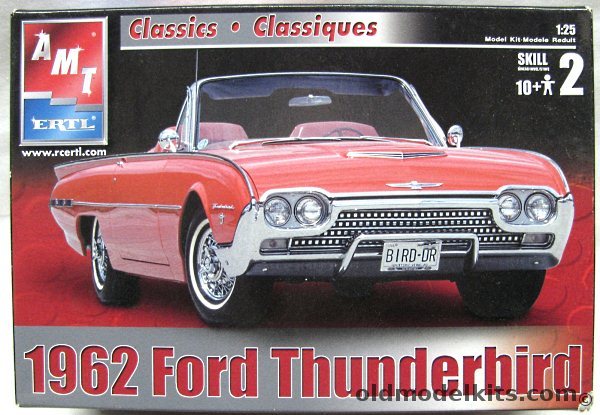 AMT 1/25 1962 Ford Thunderbird Convertible, 30081